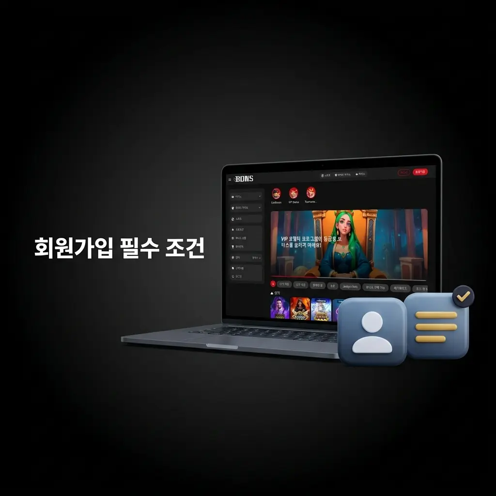 Bons 카지노 회원가입 필수 조건: 만 18세 이상, 1인 1계정, 유효한 신분증 필요