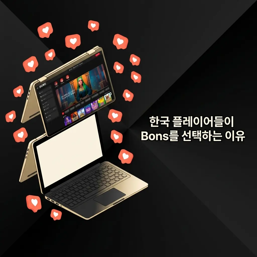한국 플레이어를 위한 Bons 온라인 카지노 주요 혜택: 한국어 지원, 원화 결제, 암호화폐, 7000개 게임