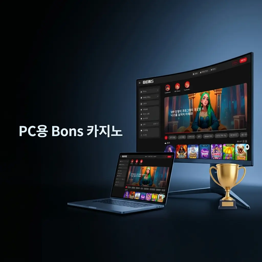PC 브라우저로 즐기는 Bons 카지노 - 슬롯, 라이브 카지노, 스포츠 베팅 전체 이용 가능